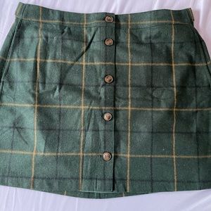 COPY - Madewell Plaid skirt